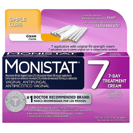 how long do you have to lay down after using monistat